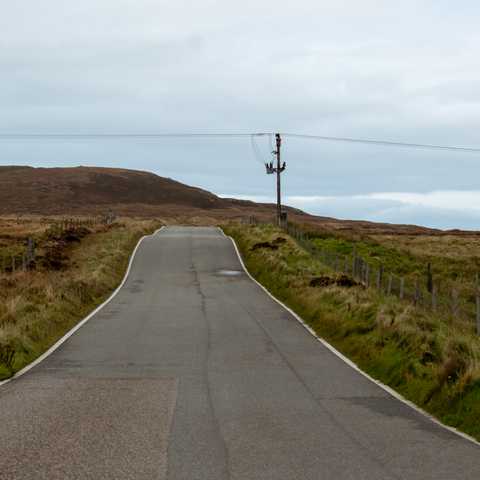 A road leading nowhere.